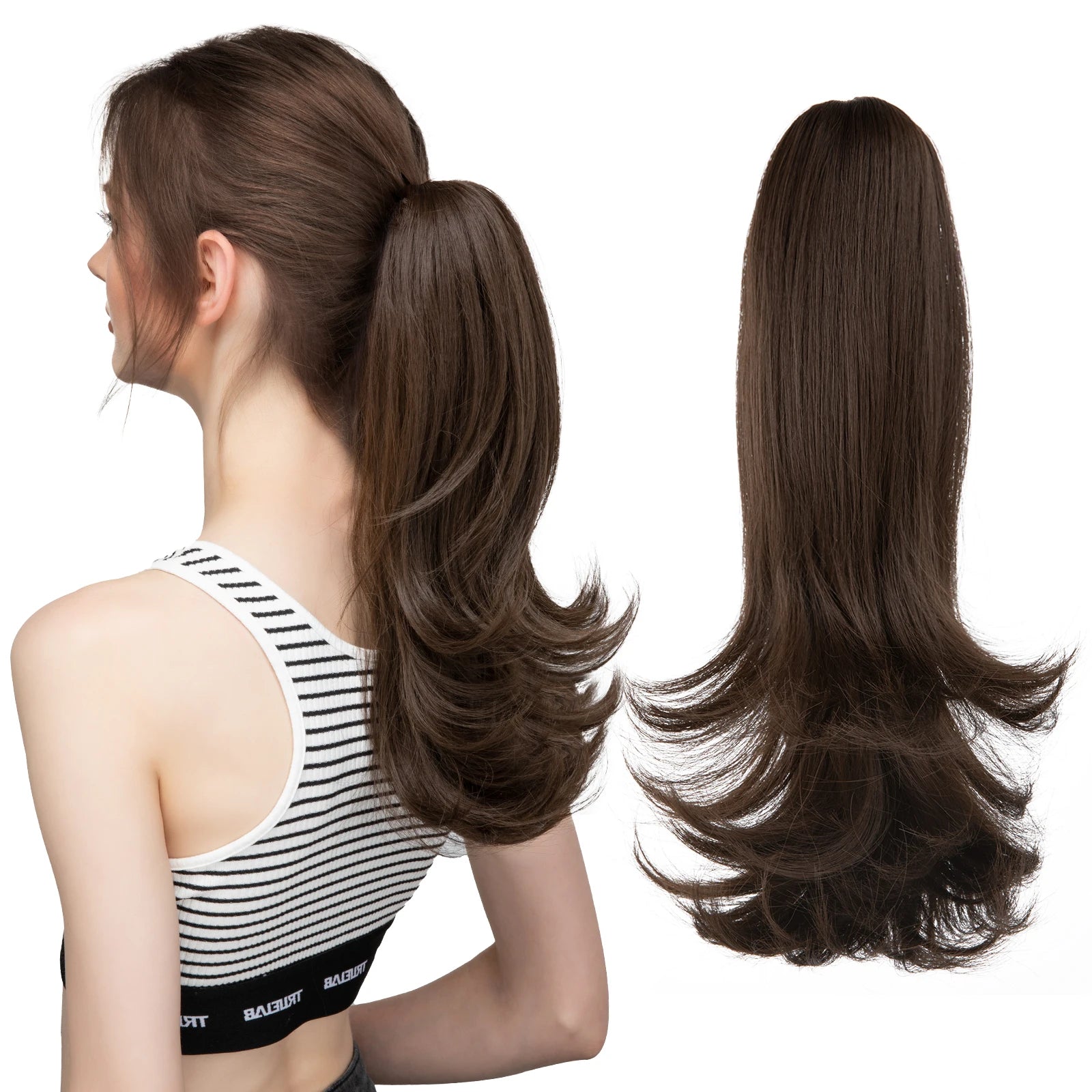 Wavy Clip-in Ponytail Hair Extension | 14" Hairpiece