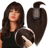 Women's Hair Toppers With Bangs | For Thinning Hair