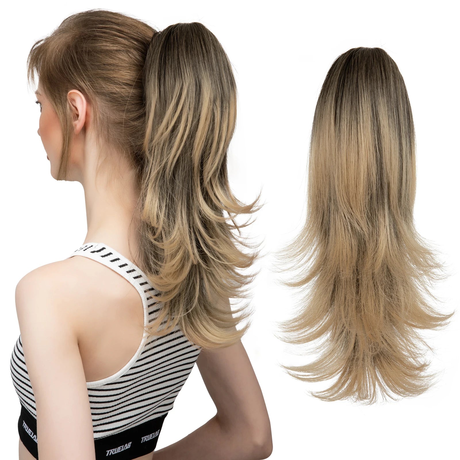 Wavy Clip-in Ponytail Hair Extension | 14" Hairpiece