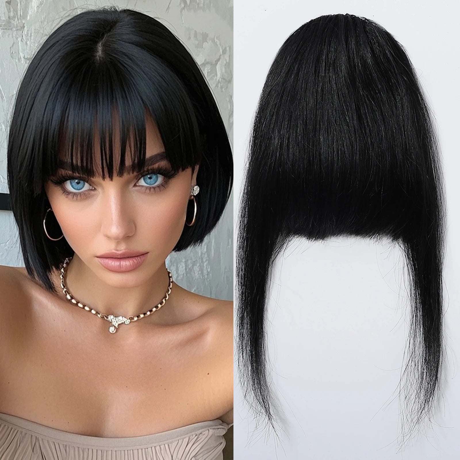 Clip-in Air Fringe Bangs | Hairpiece for Women