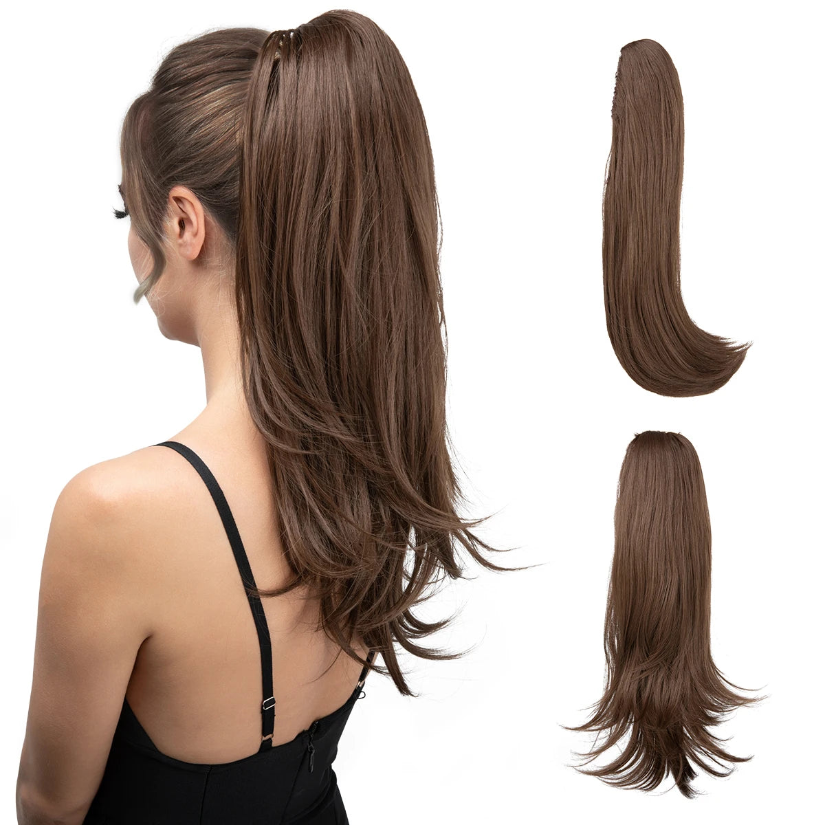 Clip-in Ponytail Hair Extension | Silky Straight Ponytail