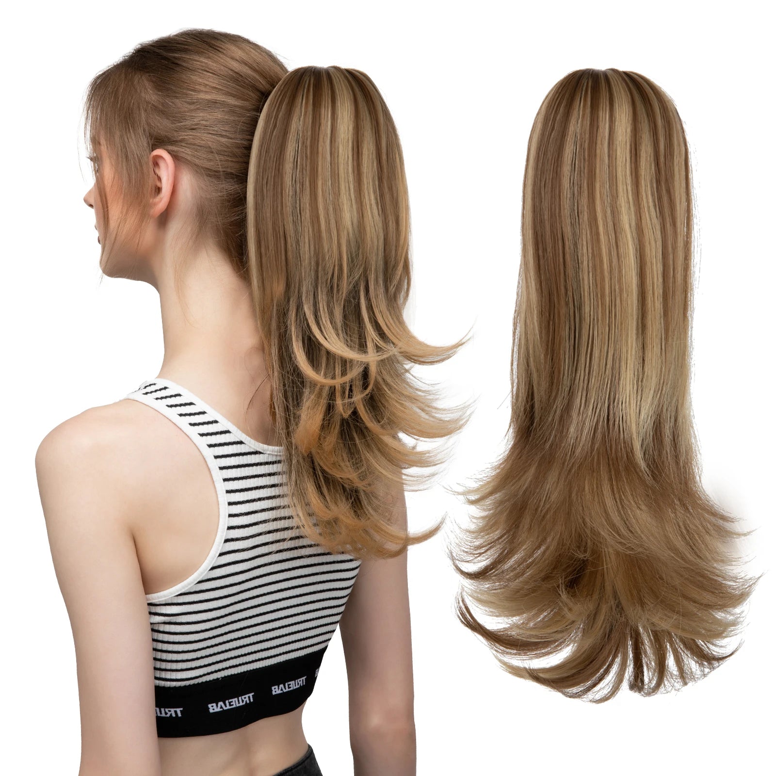 Wavy Clip-in Ponytail Hair Extension | 14" Hairpiece