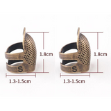 【LAST DAY SALE】2 Pack Sewing Thimble Finger Protector