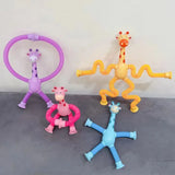 【LAST DAY SALE】Telescopic suction cup giraffe toy