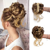Clip-in Curly Hair Bun | Messy Bun Hair Piece