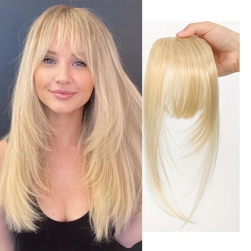 Synthetic Hair Clip-In Bangs | Natural Bangs for Women