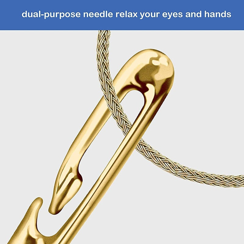 【LAST DAY SALE】Self Threading Sewing Needles