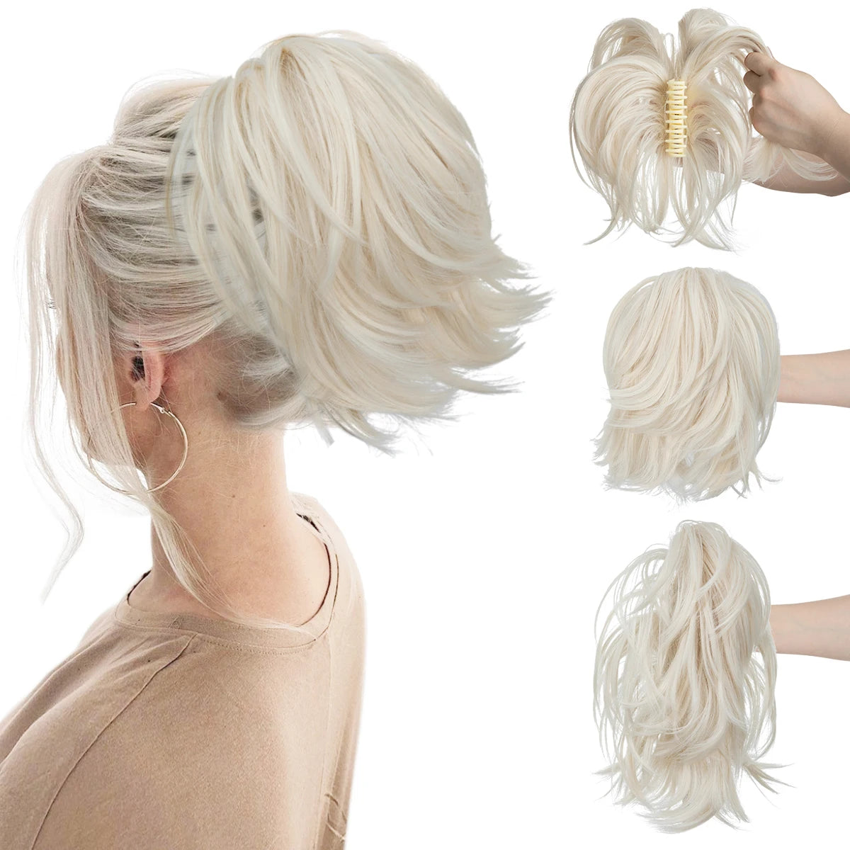 Premium Claw Clip-in Ponytail Extension | Hairpiece for Women