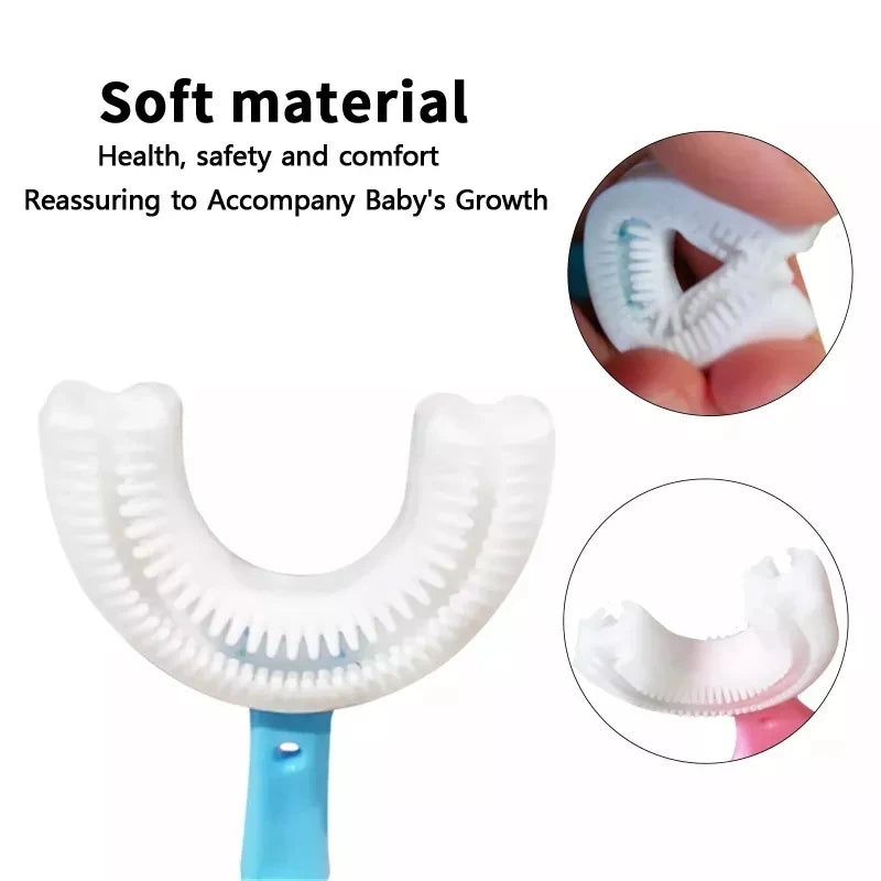 【LAST DAY SALE】Giggle™ - Kids 360 Silicone Toothbrush