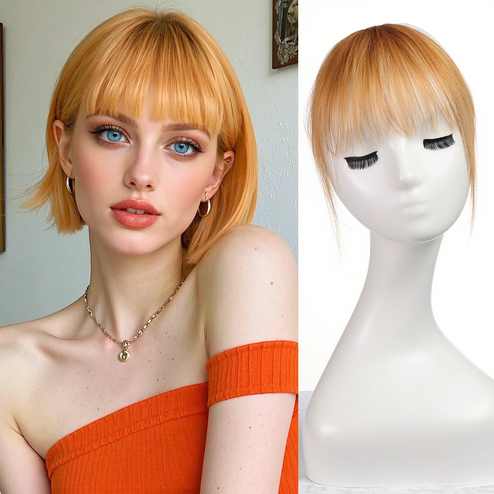 Clip-in Air Fringe Bangs | Hairpiece for Women