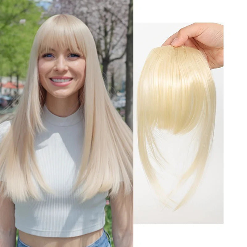 Synthetic Hair Clip-In Bangs | Natural Bangs for Women