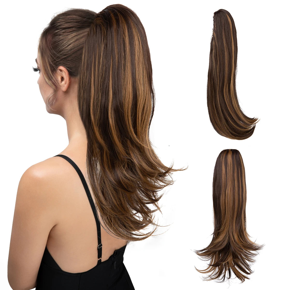 Clip-in Ponytail Hair Extension | Silky Straight Ponytail