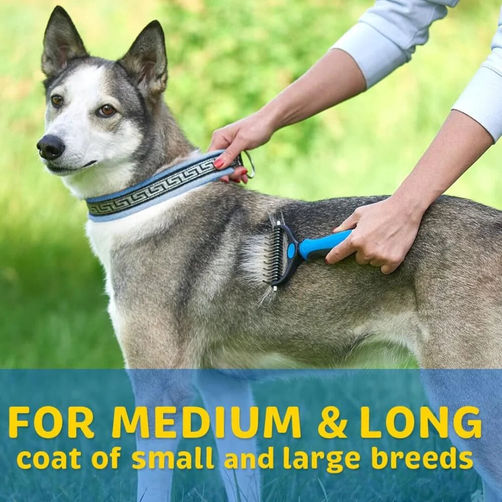 【LAST DAY SALE】Deluxe pet-safe dematting comb