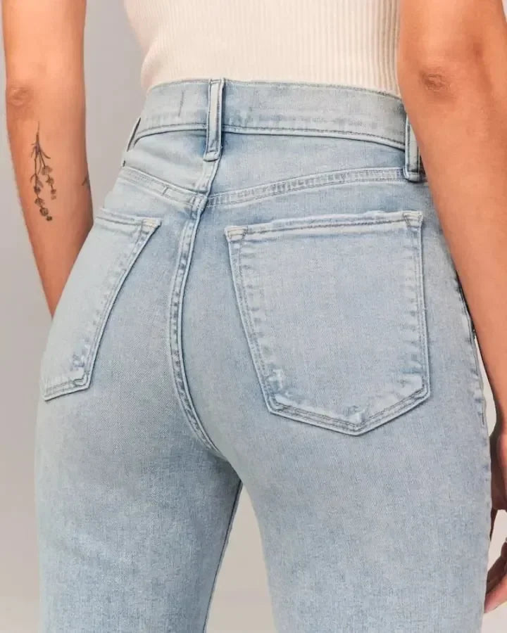 【LAST DAY SALE】Ultra High Rise Stretch Flare Jeans