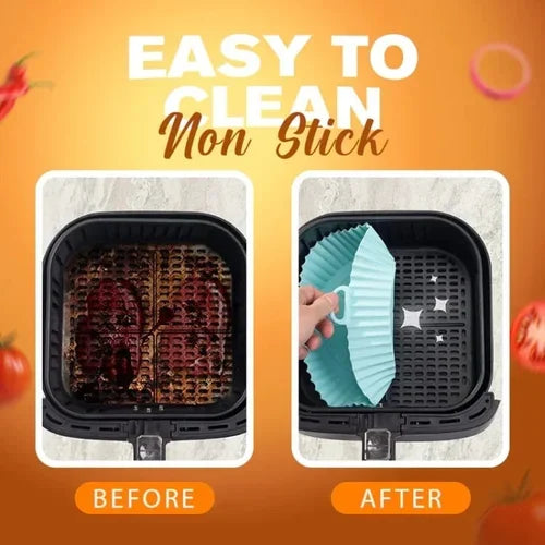 【LAST DAY SALE】BakeMate™ - Air Fryer Reusable Silicone Baking Tray