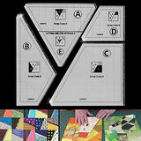 【LAST DAY SALE】Creative Quilting Cutting Template (4 pcs set)