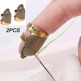 【LAST DAY SALE】2 Pack Sewing Thimble Finger Protector
