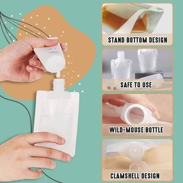 【LAST DAY SALE】Portable Travel Fluid Makeup Packing Bag