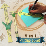 【LAST DAY SALE】5-in-1 Sliding Gauge