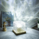 【LAST DAY SALE】AquaFlame™ - Crystal Water Wave Lighting Projector Lamp