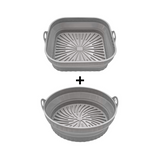 【LAST DAY SALE】Foldable Air Fryer Silicone Grill Pan
