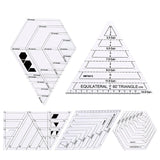 【LAST DAY SALE】Transparent Quilting Sewing Patchwork Ruler