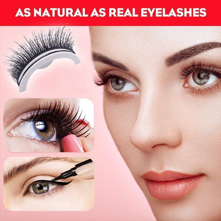 【LAST DAY SALE】Reusable Adhesive Eyelashes