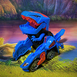 【LAST DAY SALE】Transforming Dinosaur LED Car