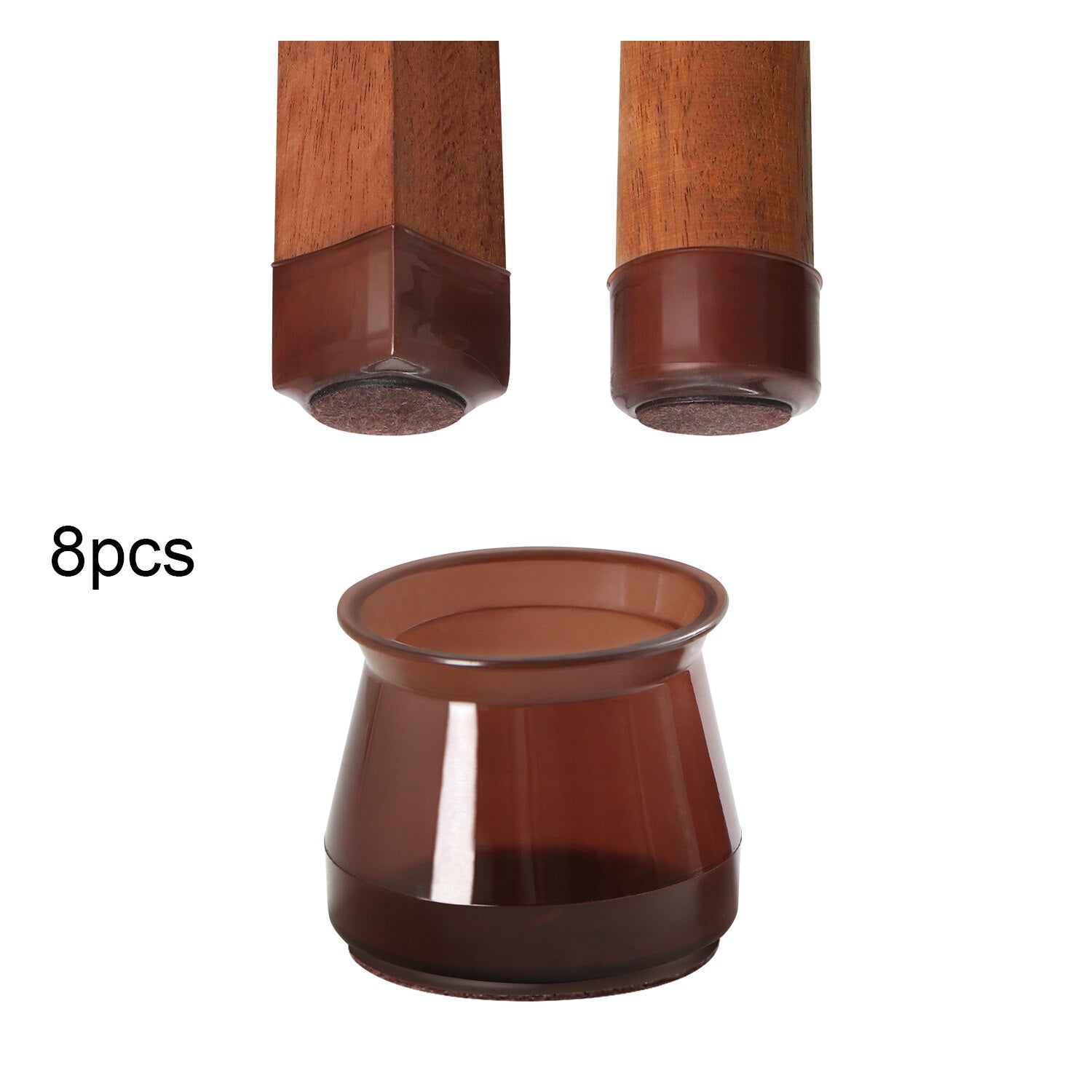 【LAST DAY SALE】Ruby Sliders™ - Chair Leg Floor Protectors (8 Pcs)