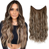 【LAST DAY SALE】Invisible Halo Hair Extensions - Strong and indestructible (Buy 1 Get 1 Free)