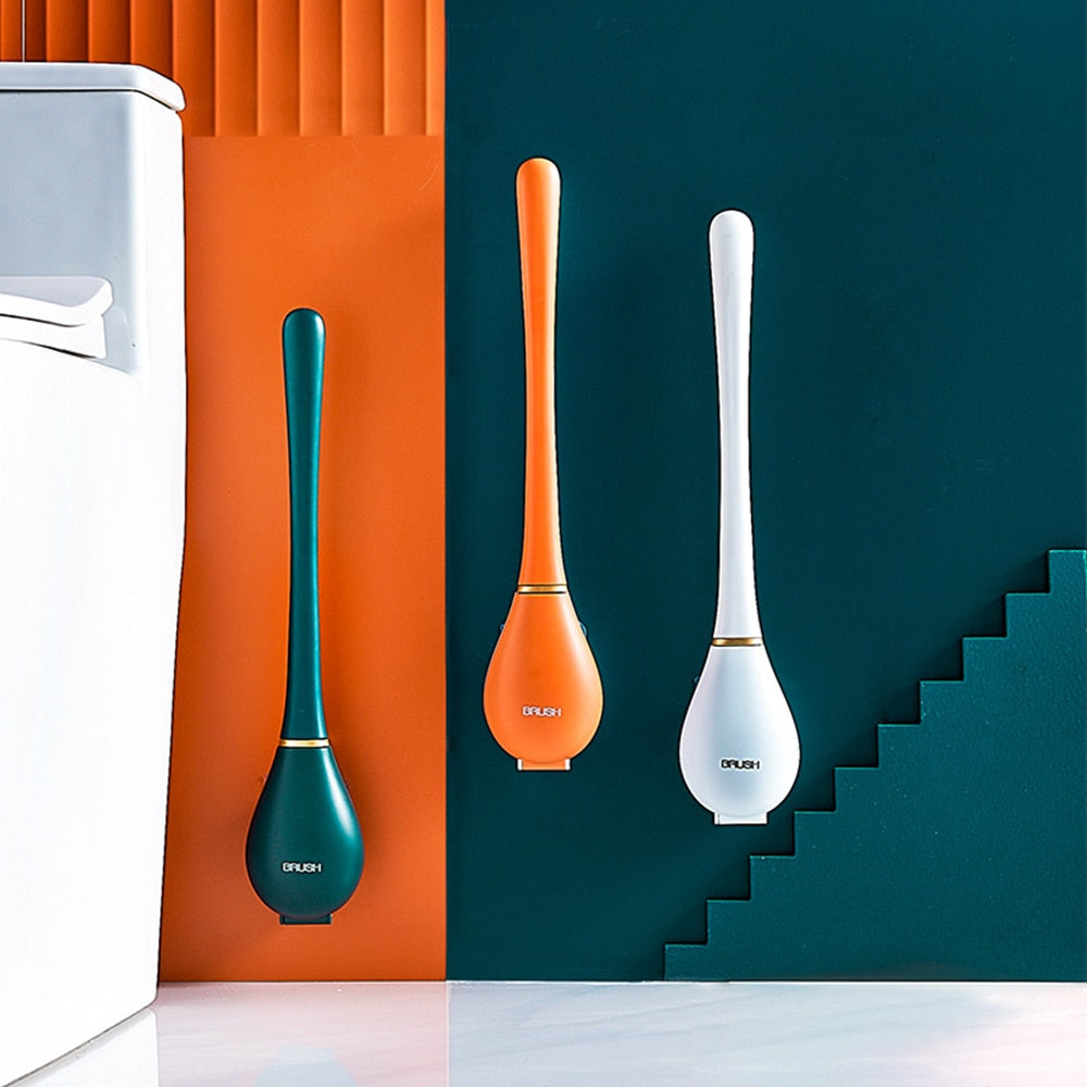【LAST DAY SALE】Soft Silicone Toilet Brush