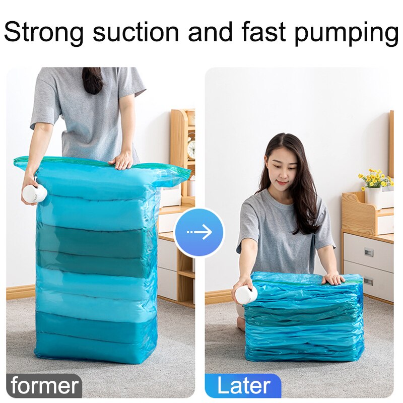 【LAST DAY SALE】Durable Electric Vacuum Compression Bag - 75% More Storage!