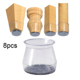 【LAST DAY SALE】Ruby Sliders™ - Chair Leg Floor Protectors (8 Pcs)