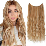 【LAST DAY SALE】Invisible Halo Hair Extensions - Strong and indestructible (Buy 1 Get 1 Free)