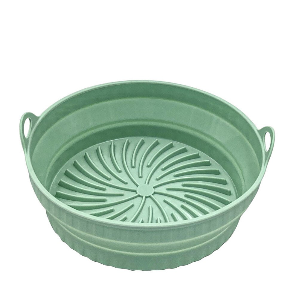 【LAST DAY SALE】Foldable Air Fryer Silicone Grill Pan