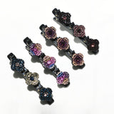 【LAST DAY SALE】Sparkling Crystal Stone Braided Hair Clips