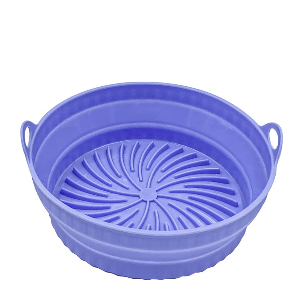 【LAST DAY SALE】Foldable Air Fryer Silicone Grill Pan