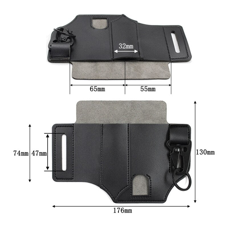 【LAST DAY SALE】Tactical Multi Tool Belt Leather Bag