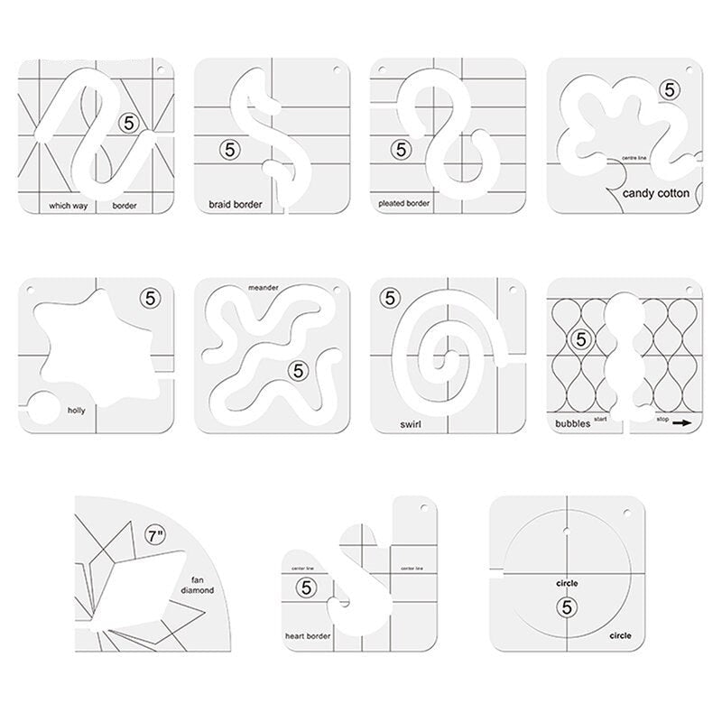 【LAST DAY SALE】Sewing machine templates