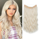 【LAST DAY SALE】Invisible Halo Hair Extensions - Strong and indestructible (Buy 1 Get 1 Free)