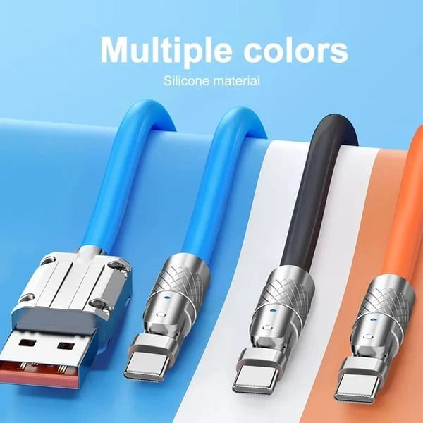 【LAST DAY SALE】180° Rotating Fast Charge Cable
