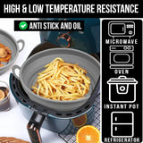 【LAST DAY SALE】Foldable Air Fryer Silicone Grill Pan