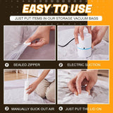 【LAST DAY SALE】Durable Electric Vacuum Compression Bag - 75% More Storage!
