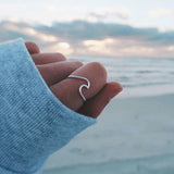 【LAST DAY SALE】Wave ring