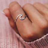 【LAST DAY SALE】Wave ring