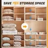 【LAST DAY SALE】Durable Electric Vacuum Compression Bag - 75% More Storage!