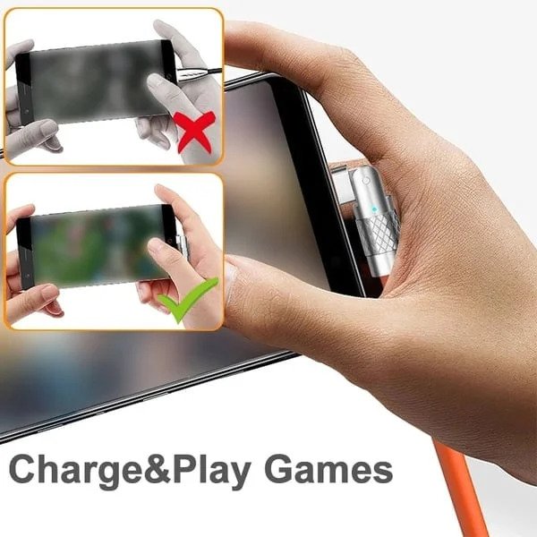 【LAST DAY SALE】180° Rotating Fast Charge Cable