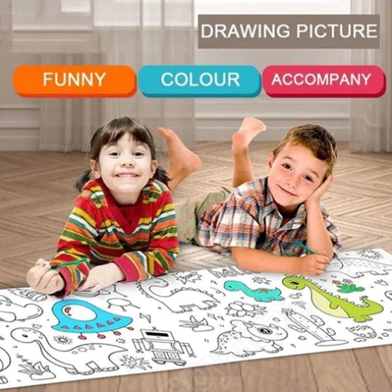 【LAST DAY SALE】Children's Drawing Roll