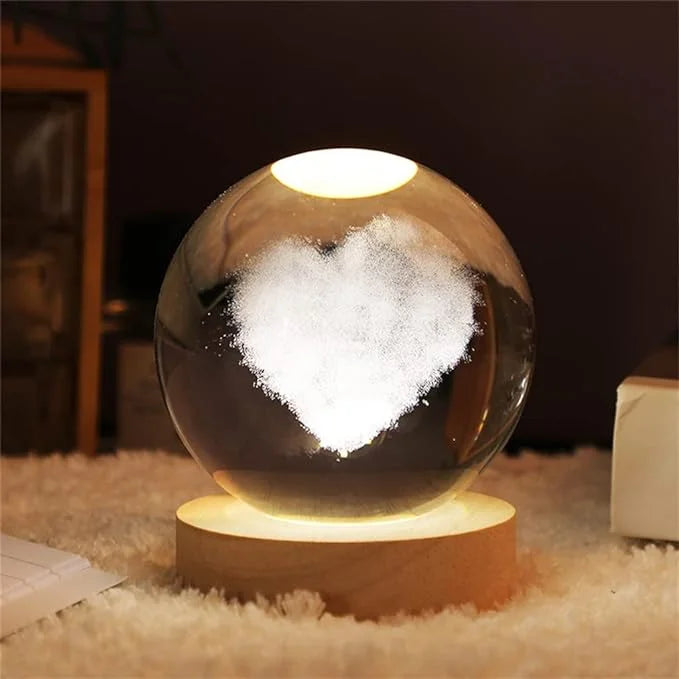 【LAST DAY SALE】CrystalGlow™ - 3D Crystal Ball Night Light