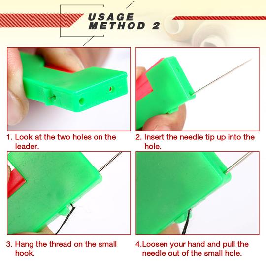 【LAST DAY SALE】Automatic Sewing Needle Threader